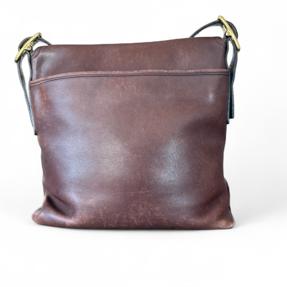 Legacy Monterey 9829 Mahogany Leather Flap Crossbody Costa Rica - Picture 5 of 17